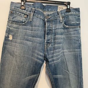 Mens Ruehl No 925 distressed jeans size 34/32